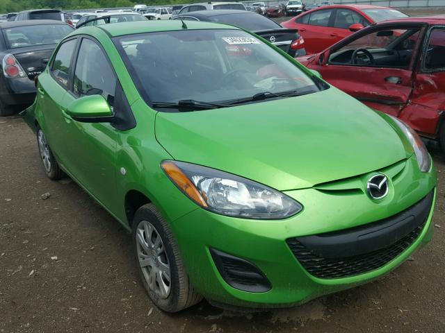 JM1DE1KY8D0165988 - 2013 MAZDA MAZDA2 GREEN photo 1