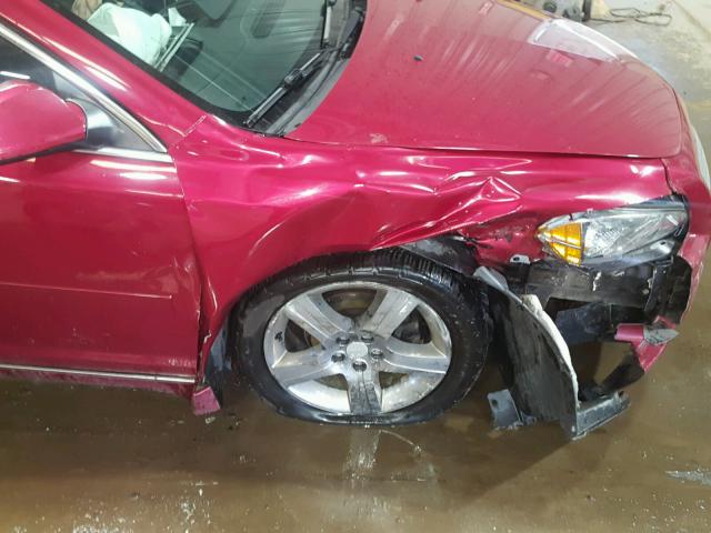 1G1ZC5E05CF324382 - 2012 CHEVROLET MALIBU 1LT 红色 照片 9