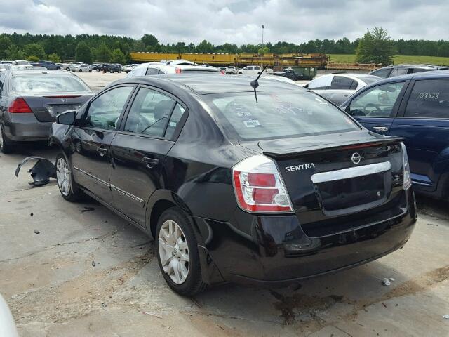 3N1AB6AP7BL649588 - 2011 NISSAN SENTRA 2.0 BLACK photo 3