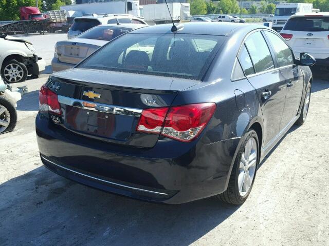 1G1PG5SB2F7226281 - 2015 CHEVROLET CRUZE LTZ BLACK photo 4