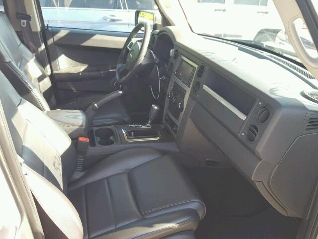 1J8HG48K79C550926 - 2009 JEEP COMMANDER ვერცხლისფერი ფოტო 5