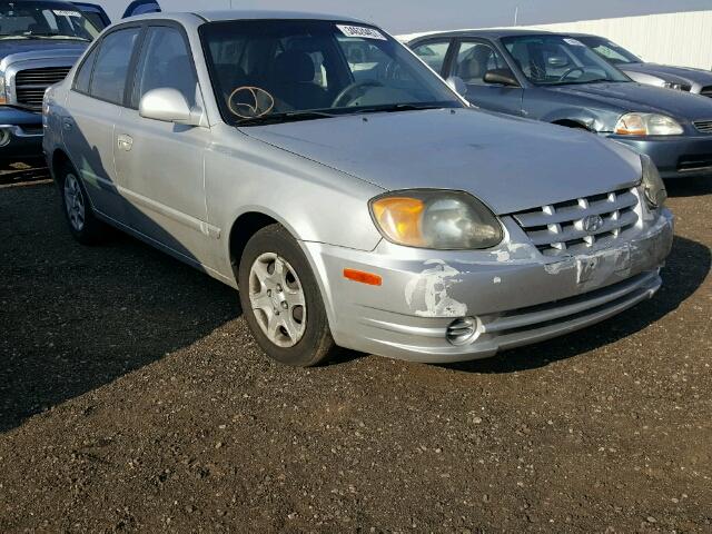 KMHCG45C93U429651 - 2003 HYUNDAI ACCENT GL SILVER photo 1