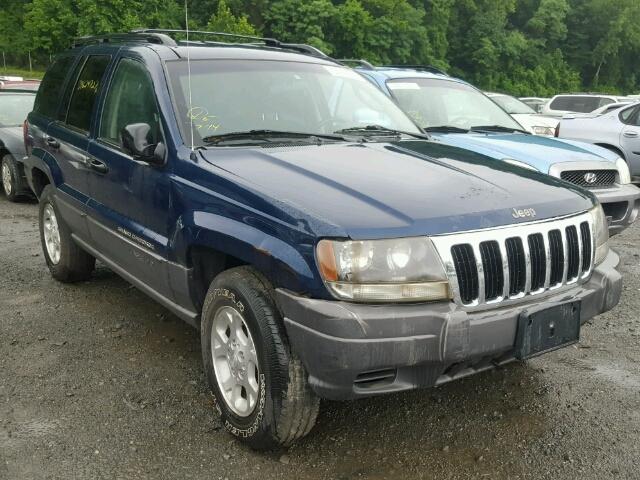 1J4GW48S12C229597 - 2002 JEEP GRAND CHER BLUE photo 1