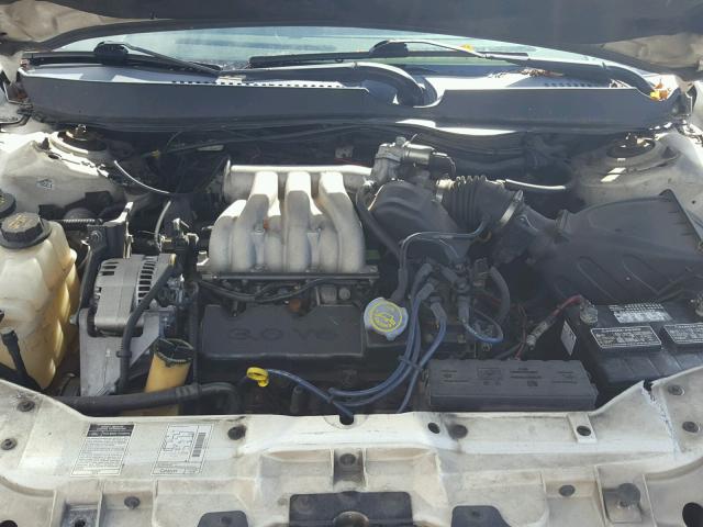 1FAFP5226YA255281 - 2000 FORD TAURUS LX WHITE photo 7