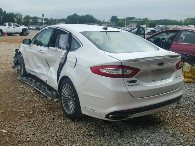 3FA6P0K97GR266018 - 2016 FORD FUSION WHITE photo 3