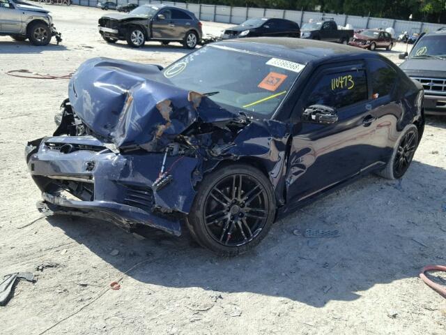 JTKJF5C79B3019133 - 2011 TOYOTA SCION TC 蓝色 照片 2