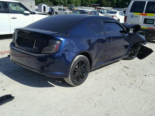 JTKJF5C79B3019133 - 2011 TOYOTA SCION TC 蓝色 照片 4