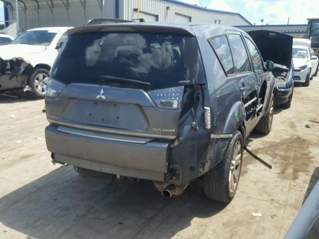 JA4JT3AW0BU007049 - 2011 MITSUBISHI OUTLANDER GRAY photo 4