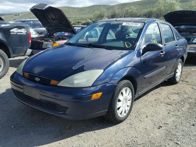 1FAFP34354W169452 - 2004 FORD FOCUS SE C BLUE photo 2