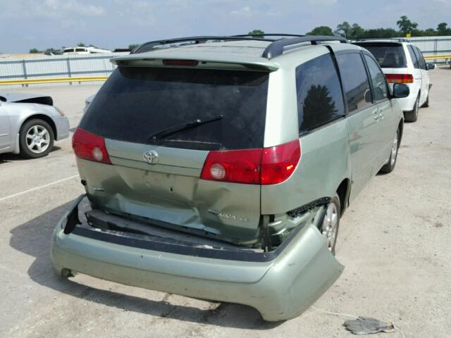 5TDZK23C87S071814 - 2007 TOYOTA SIENNA CE GREEN photo 4