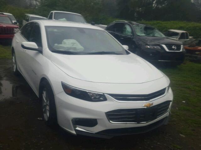 1G1ZD5STXJF187688 - 2018 CHEVROLET MALIBU LT WHITE photo 1