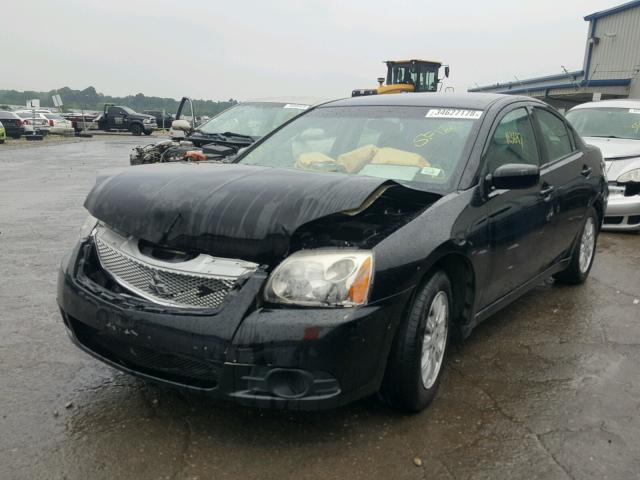 4A32B2FF3CE017941 - 2012 MITSUBISHI GALANT FE BLACK photo 2