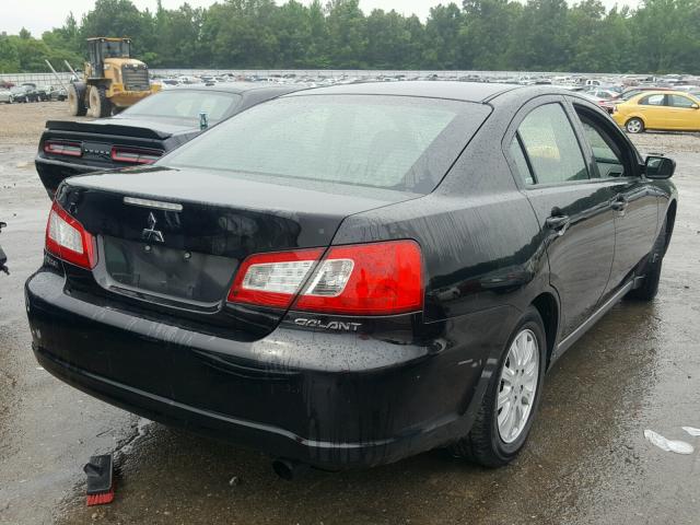 4A32B2FF3CE017941 - 2012 MITSUBISHI GALANT FE BLACK photo 4