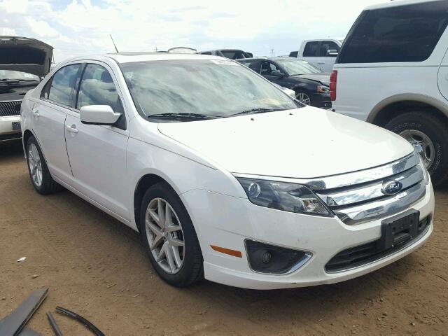 3FAHP0JA9CR386594 - 2012 FORD FUSION SEL WHITE photo 1