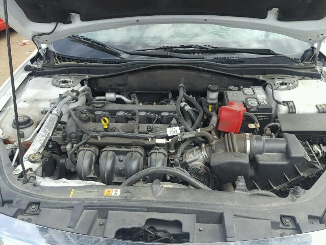 3FAHP0JA9CR386594 - 2012 FORD FUSION SEL WHITE photo 7