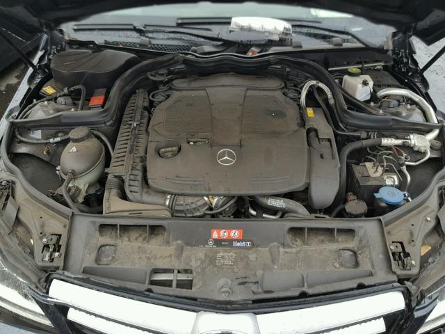 WDDGJ5HB0DF954478 - 2013 MERCEDES-BENZ C350 BLUE photo 7