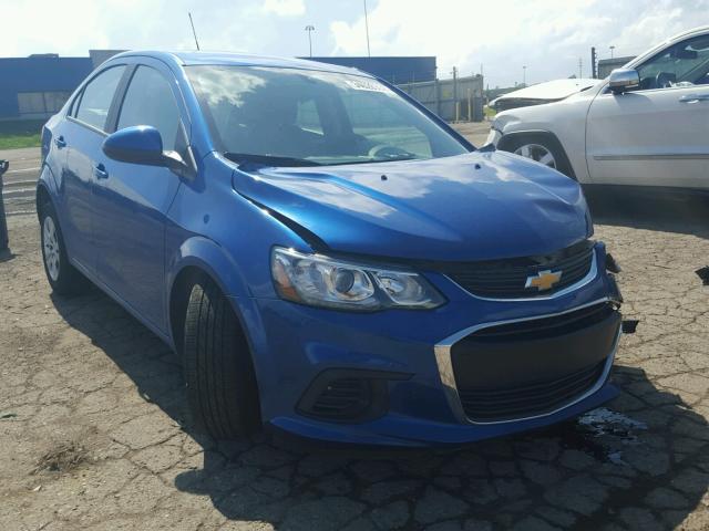1G1JB5SH0H4157023 - 2017 CHEVROLET SONIC LS 蓝色 照片 1
