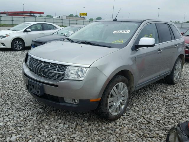 2LMDU68C78BJ38698 - 2008 LINCOLN MKX GRAY photo 2