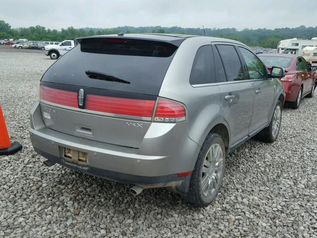 2LMDU68C78BJ38698 - 2008 LINCOLN MKX GRAY photo 4