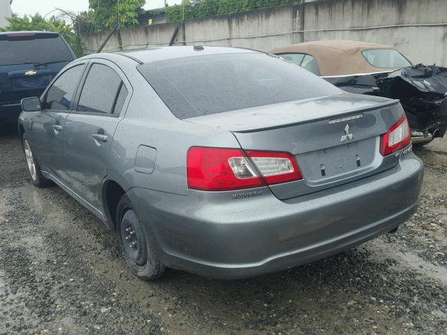 4A3AB46S09E001306 - 2009 MITSUBISHI GALANT SPO GRAY photo 3