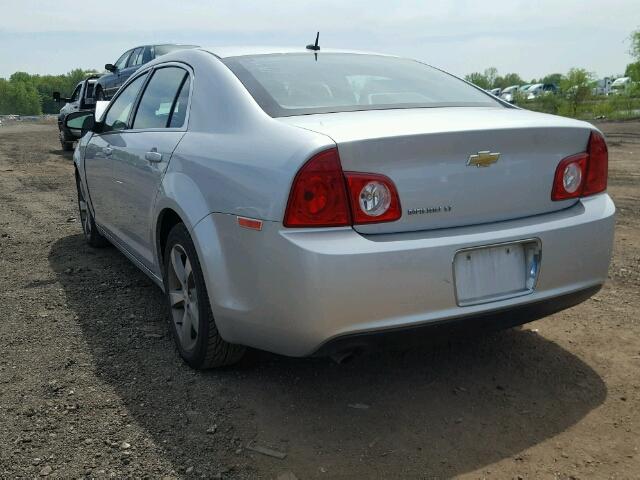 1G1ZC5E1XBF257897 - 2011 CHEVROLET MALIBU 1LT SILVER photo 3
