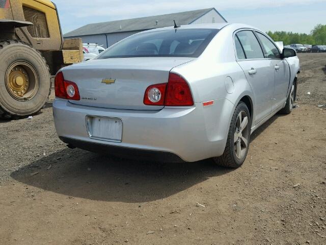 1G1ZC5E1XBF257897 - 2011 CHEVROLET MALIBU 1LT SILVER photo 4