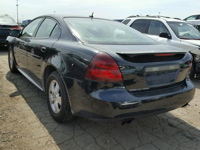 2G2WP552261218195 - 2006 PONTIAC GRAND PRIX BLACK photo 3