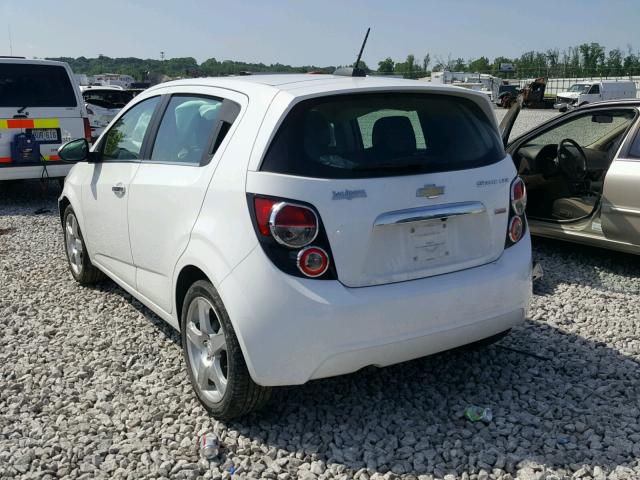 1G1JE6SB7F4133968 - 2015 CHEVROLET SONIC LTZ WHITE photo 3