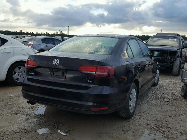 3VW267AJ2GM242395 - 2016 VOLKSWAGEN JETTA S BLACK photo 4