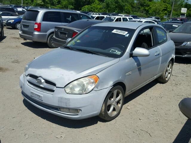 KMHCN36C27U050091 - 2007 HYUNDAI ACCENT SE GRAY photo 2