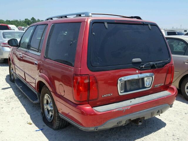 5LMEU27R31LJ16909 - 2001 LINCOLN NAVIGATOR RED photo 3