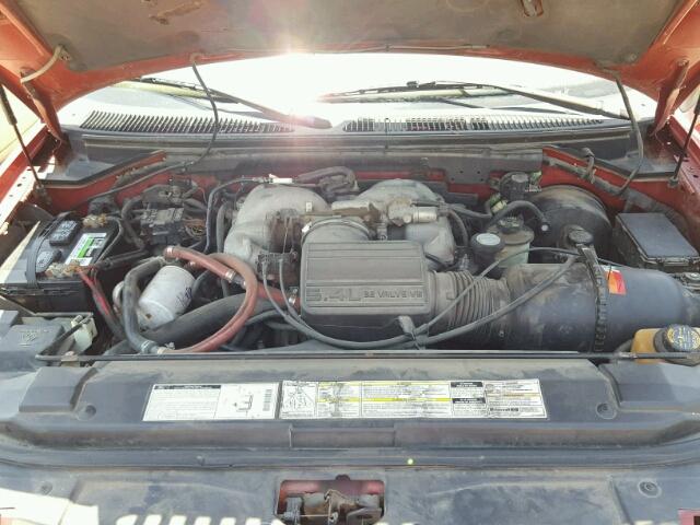 5LMEU27R31LJ16909 - 2001 LINCOLN NAVIGATOR RED photo 7