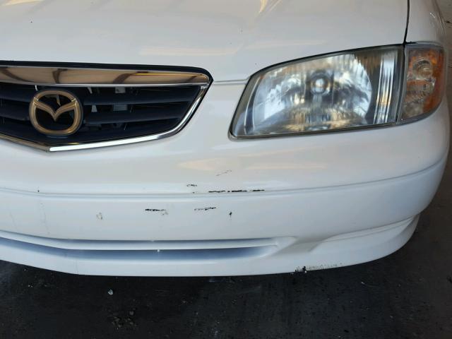 1YVGF22D6Y5138661 - 2000 MAZDA 626 ES WHITE photo 9