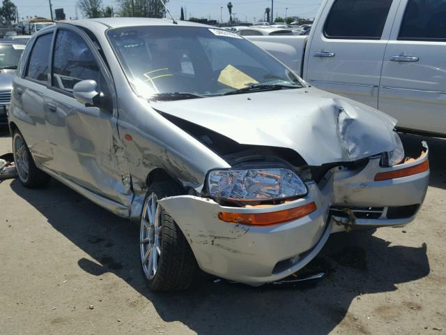 KL1TD62694B140846 - 2004 CHEVROLET AVEO GRAY photo 1