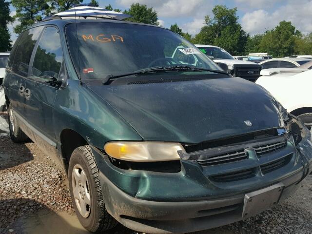 2B4FP253XXR394737 - 1999 DODGE CARAVAN GREEN photo 1