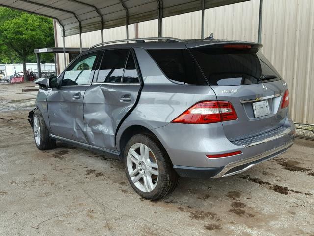 4JGDA5HBXDA173229 - 2013 MERCEDES-BENZ ML 350 4MA SILVER photo 3