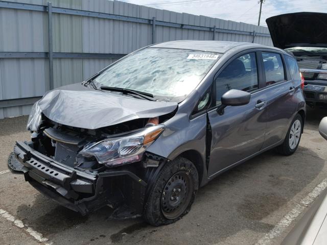 3N1CE2CP4HL360697 - 2017 NISSAN VERSA NOTE GRAY photo 2