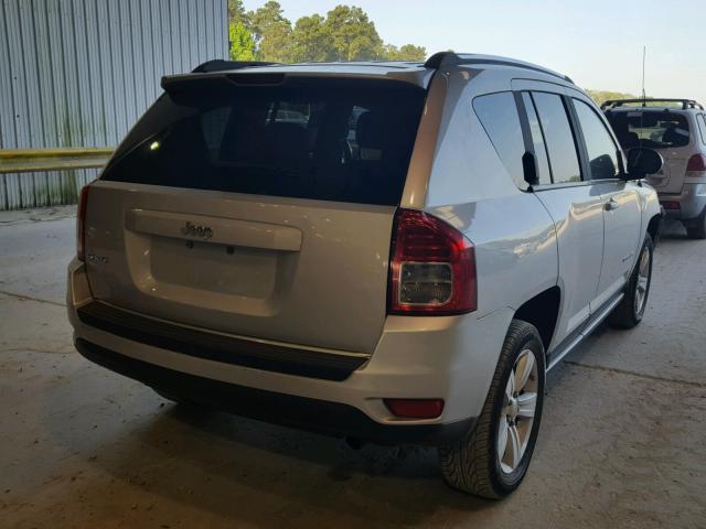 1C4NJDBBXCD537934 - 2012 JEEP COMPASS SP SILVER photo 4