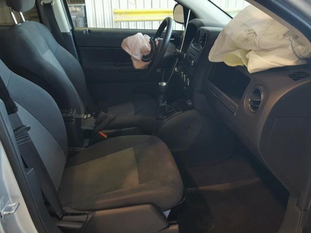 1C4NJDBBXCD537934 - 2012 JEEP COMPASS SP SILVER photo 5