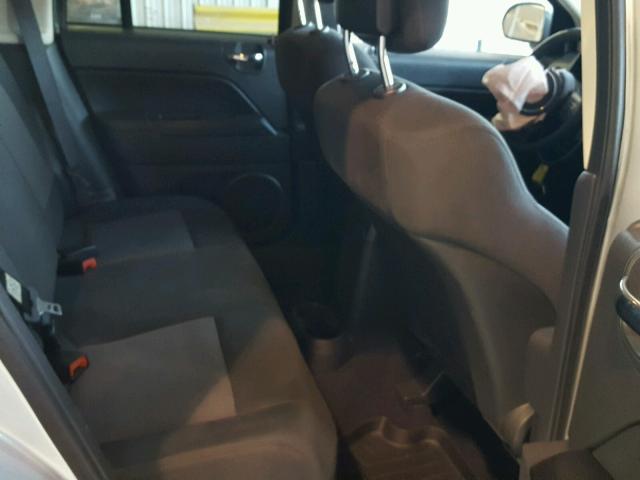 1C4NJDBBXCD537934 - 2012 JEEP COMPASS SP SILVER photo 6