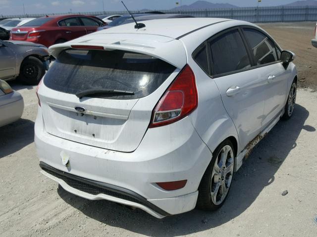 3FADP4GX2FM133510 - 2015 FORD FIESTA ST WHITE photo 4