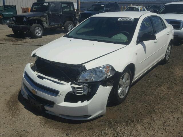 1G1ZG57B38F196766 - 2008 CHEVROLET MALIBU LS 白色 照片 2