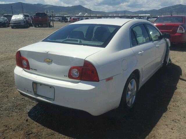 1G1ZG57B38F196766 - 2008 CHEVROLET MALIBU LS 白色 照片 4