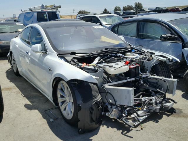 5YJSA1E22JF248033 - 2018 TESLA MODEL S Սպիտակ լուսանկար 1