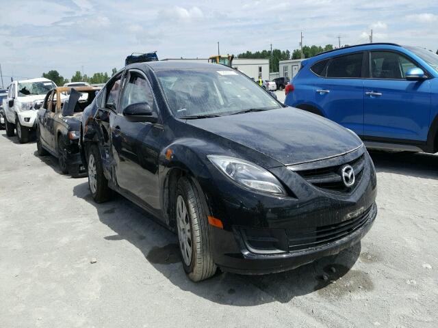 1YVHZ8BHXC5M03429 - 2012 MAZDA 6 BLACK photo 1