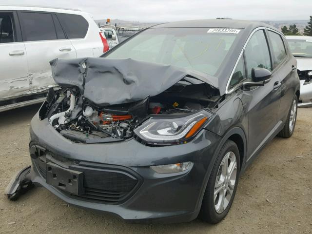 1G1FW6S05H4183532 - 2017 CHEVROLET BOLT EV LT GRAY photo 2