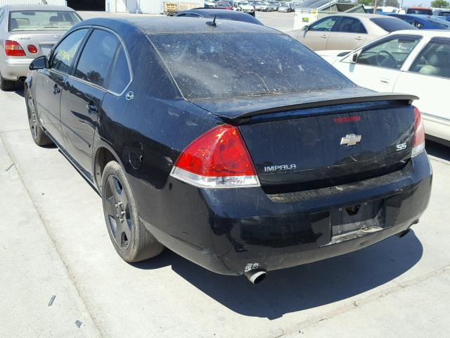 2G1WD58C669425577 - 2006 CHEVROLET IMPALA SUP BLACK photo 3