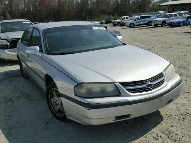 2G1WF52E649138709 - 2004 CHEVROLET IMPALA SILVER photo 1