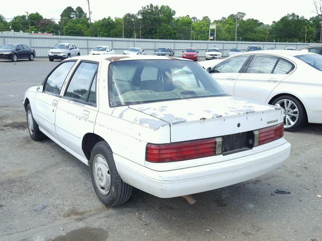 1G1LD55M6TY281844 - 1996 CHEVROLET CORSICA WHITE photo 3