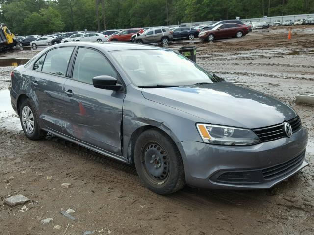 3VW2K7AJ5EM215197 - 2014 VOLKSWAGEN JETTA BASE 灰色 照片 1